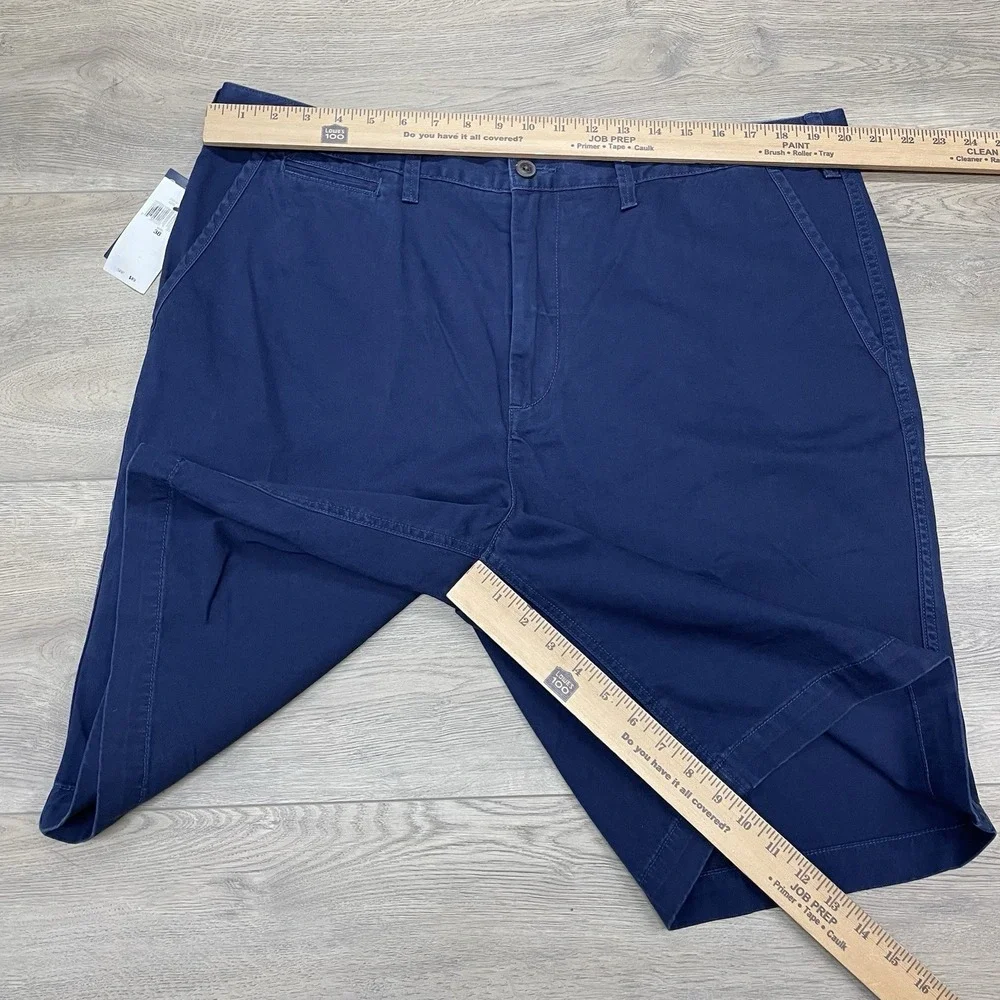 NWT Polo Ralph Lauren Relaxed Fit Blue Chino Shorts Men Sz 38 Prep Casual